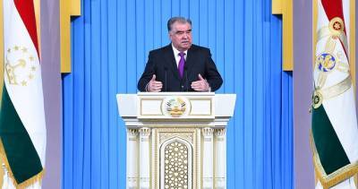 Эмомали Рахмон - Эмомали Рахмон обратился с Посланием парламенту Таджикистана - dialog.tj - Таджикистан - Душанбе