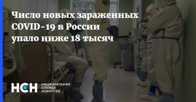 Число новых зараженных COVID-19 в России упало ниже 18 тысяч - nsn.fm - Россия