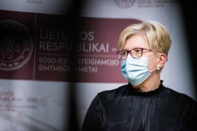 Ингрида Шимоните - Премьер Литвы: к лету возможно вакцинировать 70% населения, лишь нужны прививки - obzor.lt - Литва