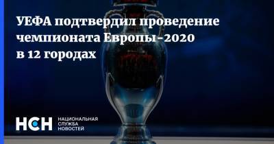 УЕФА подтвердил проведение чемпионата Европы-2020 в 12 городах - nsn.fm