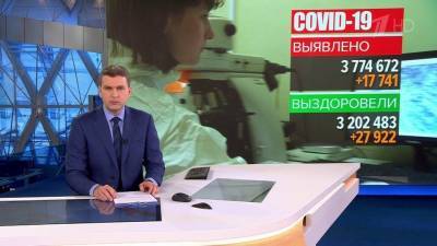 В России за сутки выявили 17 741 новый случай коронавируса - 1tv.ru - Россия