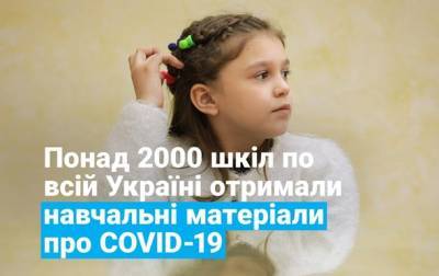 ЮНІСЕФ доставив українським школам набори для попередження поширення COVID-19 - korrespondent.net