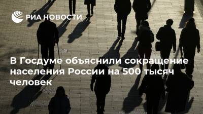 Светлана Бессараб - В Госдуме объяснили сокращение населения России на 500 тысяч человек - ria.ru - Россия - Москва
