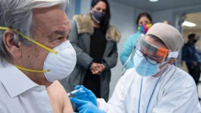 Антониу Гутерриш - Генсек ООН Гутерриш сделал первую прививку вакциной от COVID-19 - ru.espreso.tv - Украина
