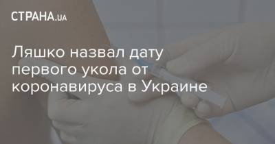 Виктор Ляшко - Ляшко назвал дату первого укола от коронавируса в Украине - strana.ua - Украина