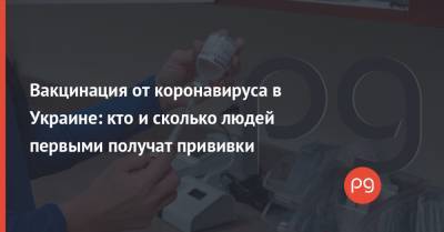 Максим Степанов - Вакцинация от коронавируса в Украине: кто и сколько людей первыми получат прививки - thepage.ua - Украина