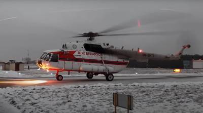 Тяжелого пациента с COVID-19 транспортировали из Бреста в Минск на вертолете - naviny.by - Минск