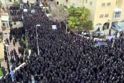 Иерусалим: в похоронах раввина приняли участие тысячи людей - nashe.orbita.co.il - Иерусалим