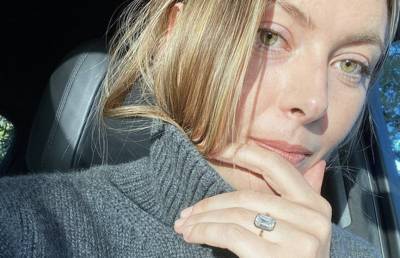 Мария Шарапова - Мария Шарапова впервые показала обручальное кольцо с огромным бриллиантом - ont.by
