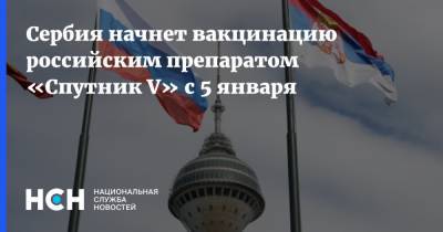 Мирсад Джерлек - Сербия начнет вакцинацию российским препаратом «Спутник V» с 5 января - nsn.fm - Сербия