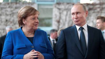 Владимир Путин - Ангела Меркель - Путин провёл телефонный разговор с Меркель - russian.rt.com - Россия - Германия