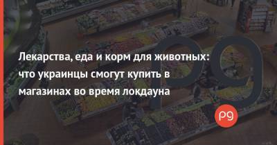 Максим Степанов - Лекарства, еда и корм для животных: что украинцы смогут купить в магазинах во время локдауна - thepage.ua