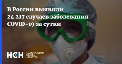 В России выявили 24 217 случаев заболевания COVID-19 за сутки - nsn.fm - Россия