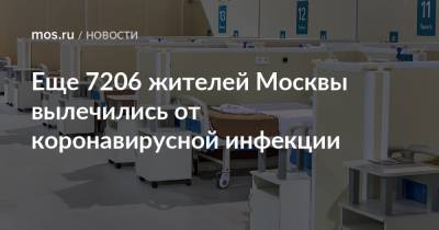 Еще 7206 жителей Москвы вылечились от коронавирусной инфекции - mos.ru - Москва