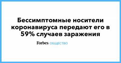 Бессимптомные носители коронавируса передают его в 59% случаев заражения - forbes.ru - Washington