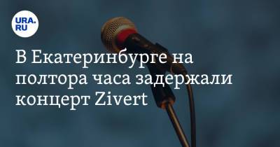 В Екатеринбурге на полтора часа задержали концерт Zivert. Фото - ura.news - Москва - Екатеринбург