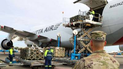Американский транспортный самолёт доставил в Киев высокоточное оружие и боеприпасы - newdaynews.ru - Украина - Сша - Киев