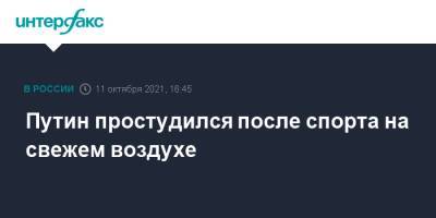 Владимир Путин - Дмитрий Песков - Путин простудился - interfax.ru - Россия - Москва