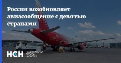Россия возобновляет авиасообщение с девятью странами - nsn.fm - Россия - Финляндия - Марокко - Голландия - Иран - Швейцария - Австрия - Норвегия - Швеция - Таиланд - Словения - Эмираты - Тунис - Багамы - Оман