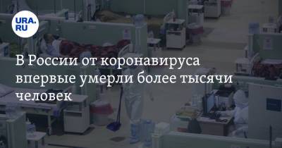 В России от коронавируса впервые умерли более тысячи человек - ura.news - Россия