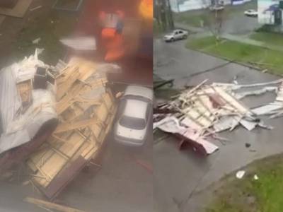 «Наша крыша улетела?» сорванная ураганом кровля убила двух человек на Сахалине - bloknot.ru - Сахалинская обл.