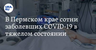 В Пермском крае сотни заболевших COVID-19 в тяжелом состоянии - ura.news - Пермский край