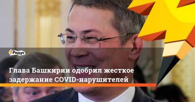 Радий Хабиров - Глава Башкирии одобрил жесткое задержание COVID-нарушителей - ridus.ru - республика Башкирия