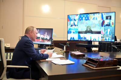 Владимир Путин - Путин провел совещание по ситуации с COVID-19. Главное - tvc.ru - Россия