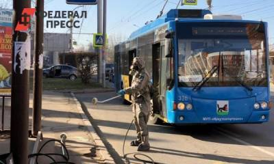 В Иркутске начали дезинфекцию остановок транспорта - fedpress.ru - Иркутск