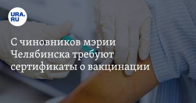С чиновников мэрии Челябинска требуют сертификаты о вакцинации - ura.news - Челябинск