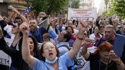 Врачи греческих больниц вышли на забастовку - ru.euronews.com - Россия - Евросоюз - Латвия - Греция