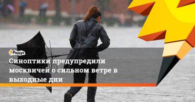 Синоптики предупредили москвичей о сильном ветре в выходные дни - ridus.ru - Москва