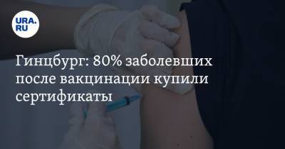 Александр Гинцбург - Гинцбург: 80% заболевших после вакцинации купили сертификаты - ura.news