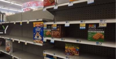 «Пустые полки в супермаркетах»: жители США жалуются на дефицит продуктов - enovosty.com - Сша - Нью-Йорк