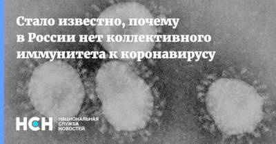 Джордж Мейсон - Стало известно, почему в России нет коллективного иммунитета к коронавирусу - nsn.fm - Россия