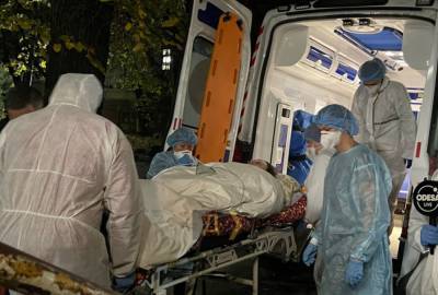 В одесской COVID-больнице закончился кислород: пациентов экстренно перевозят в другой стационар (фото, видео) - sharij.net - Одесса