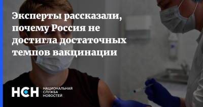 Эксперты рассказали, почему Россия не достигла достаточных темпов вакцинации - nsn.fm - Россия