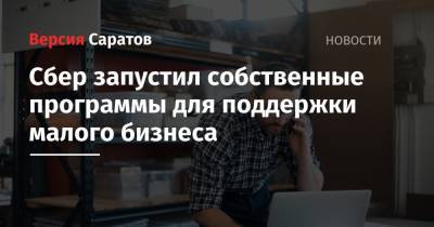 Сбер запустил собственные программы для поддержки малого бизнеса - nversia.ru