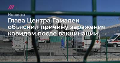 Глава Центра Гамалеи объяснил причину заражения ковидом после вакцинации - tvrain.ru