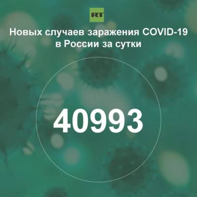 За сутки в России выявили 40 993 случая инфицирования коронавирусом - rf-smi.ru - Россия