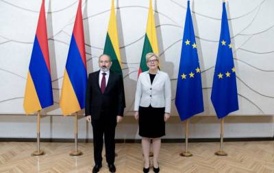 Ингрида Шимоните - Н. Пашинян благодарит Литву за вклад в позицию ЕС по нагорно-карабахскому кризису - obzor.lt - Евросоюз - Азербайджан - Вильнюс - Литва - Армения