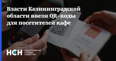 Власти Калининградской области ввели QR-коды для посетителей кафе - nsn.fm - Калининградская обл.