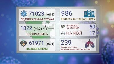 Еще 615 человек заразились коронавирусом в Башкирии - bash.news - республика Башкирия