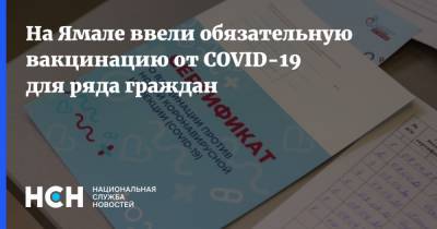 На Ямале ввели обязательную вакцинацию от COVID-19 для ряда граждан - nsn.fm - округ Янао