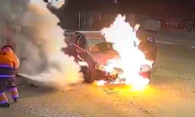 Видео: автозаправщик в Самаре остановил пожар под капотом до прибытия пожарных - bloknot.ru - Самара