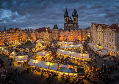 Рождественская ярмарка на Староместской площади Праги состоится - vinegret.cz - Прага - Чехия