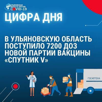 В регион доставили новую партию вакцины от коронавируса «Спутник V» - ulpravda.ru - Ульяновская обл.