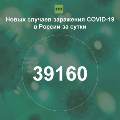 За сутки в России выявили 39 160 случаев инфицирования коронавирусом - rf-smi.ru - Россия