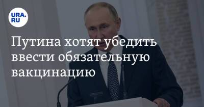 Владимир Путин - Путина хотят убедить ввести обязательную вакцинацию - ura.news - Россия