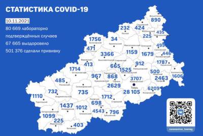 Обновлена карта распространения коронавируса в Covid-19 - tver.mk.ru - Тверская обл. - Тверь